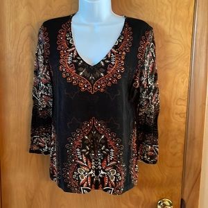 Nygard Beaded Top